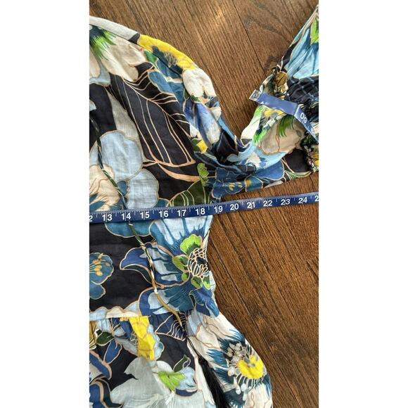 Johnny Was Ciro boho dress in Pullover Linen Dress Cover Up Blue Size Small 1787 - Picture 11 of 14